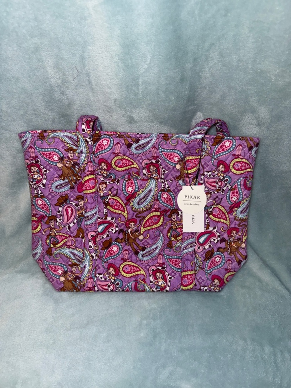 RESERVED BUNDLE - Vera Bradley Purple Paisley Wristlet with Toy Story Jessie - Picture 3 of 5
